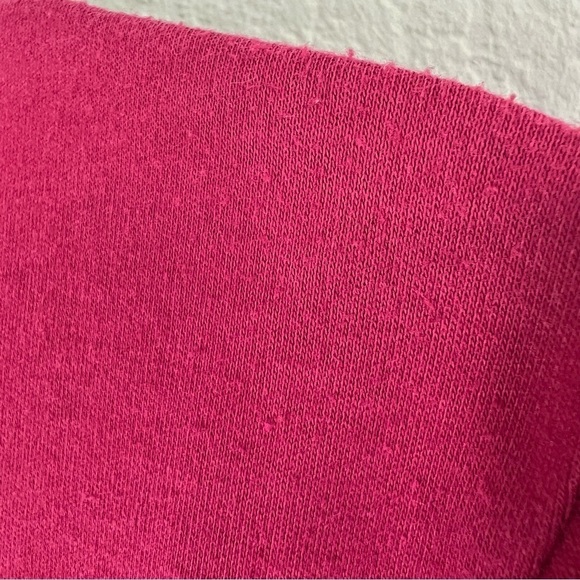 Vintage Adolfo Sport Burgundy Red 3D Ribbon Flower Mock Shirt Size Small‎ - Picture 7 of 13